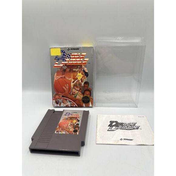 Double Dribble NES Nintendo Complete CIB Condition Circle Seal - Picture 2 of 16